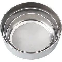 GENERICO - 3 Tamiz de acero inoxidable 15,16,19 cm