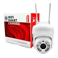 Cámara Ip Con Sensor De Movimiento Impermeable Wifi Full Hd - Blanco