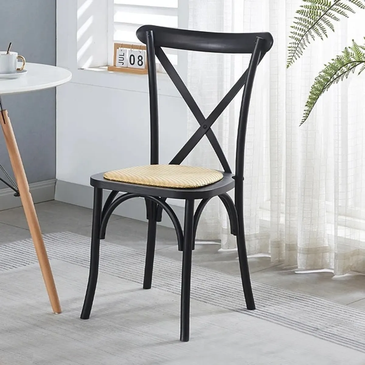 CORI CORI - Silla Crossback Madera - Negro