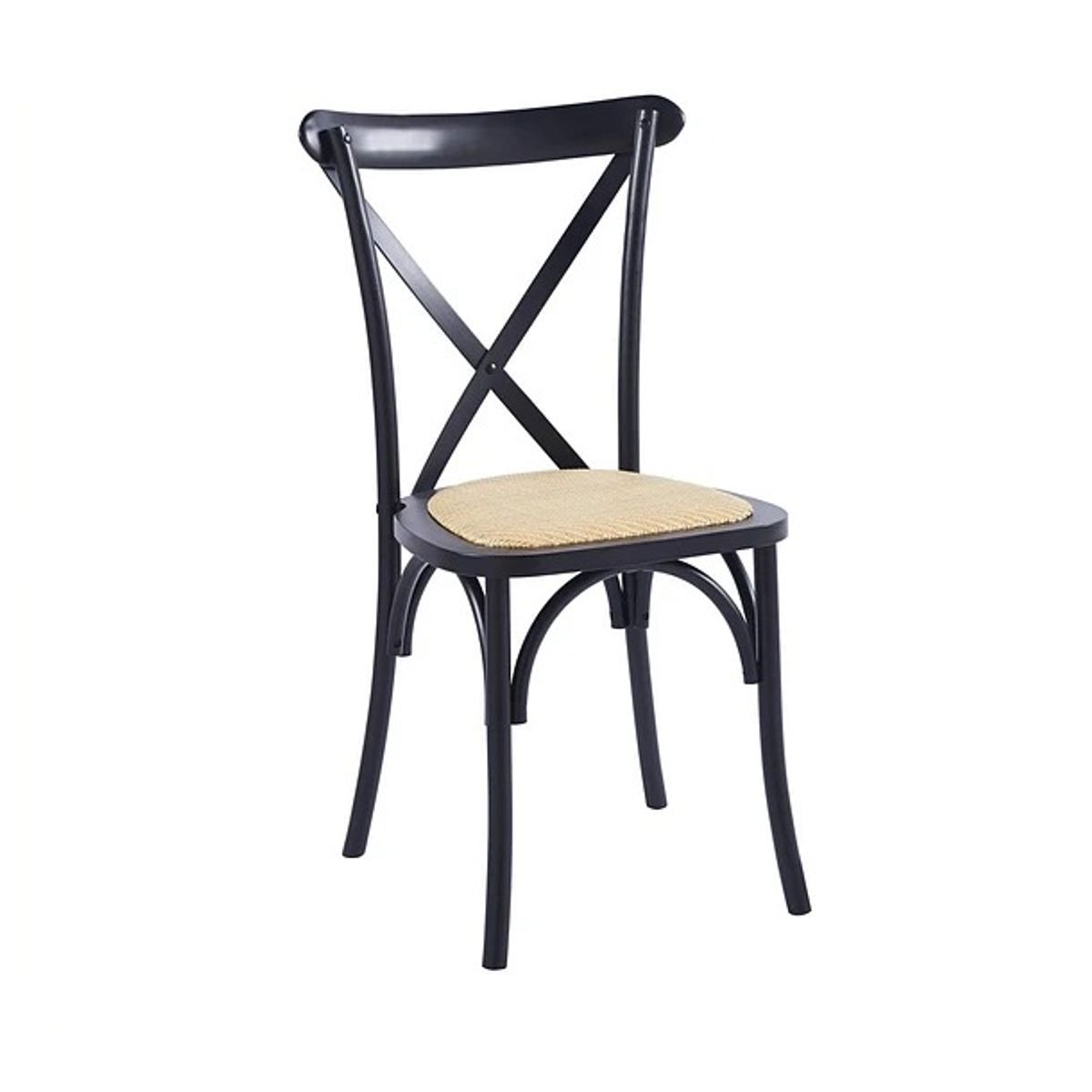 CORI CORI - Silla Crossback Madera - Negro