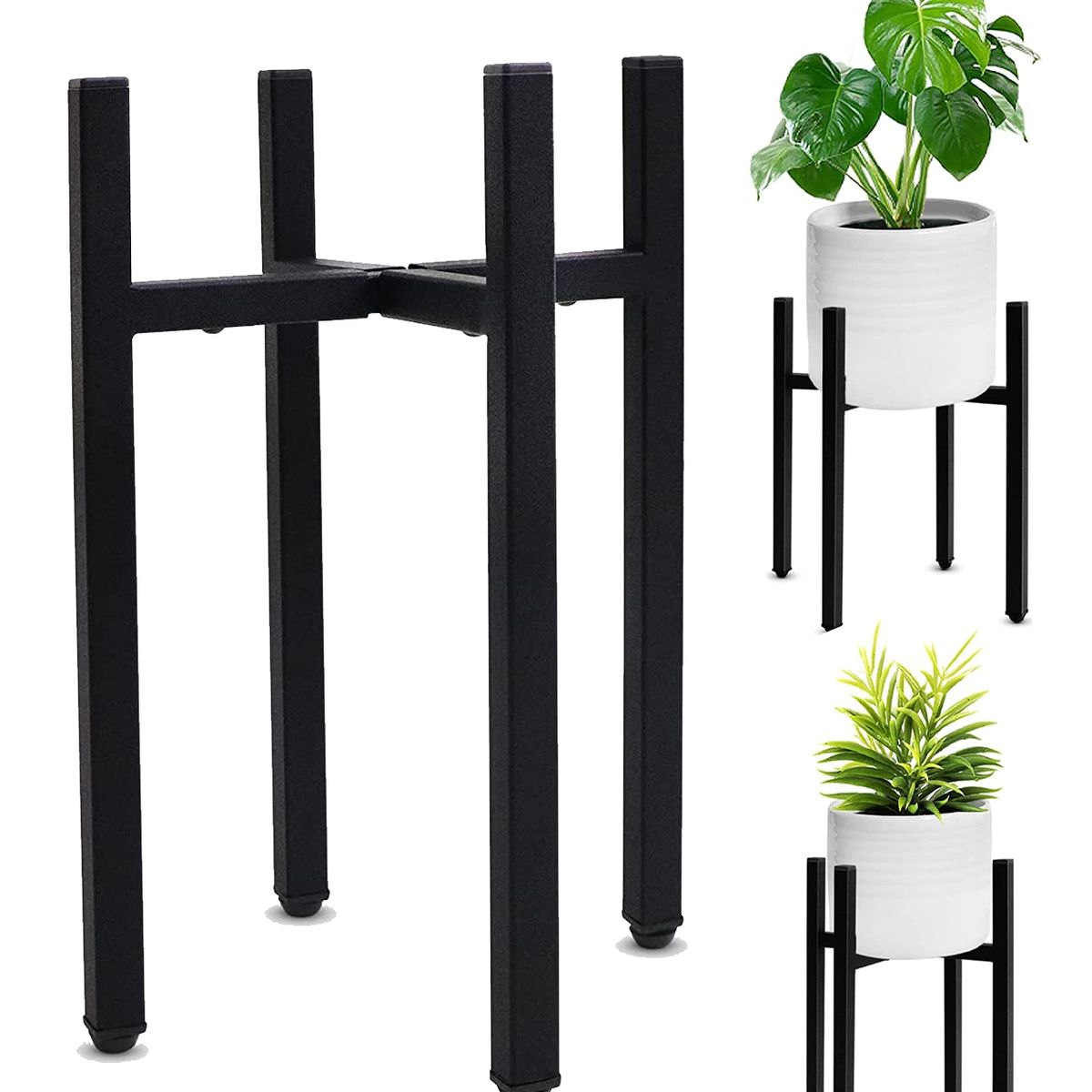 DEKANO - Set Soporte Organizador Pedestal Porta Macetero Decorativo Planta