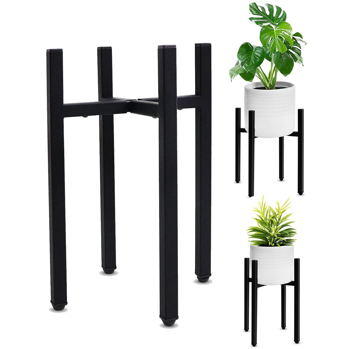 DEKANO - Set Soporte Organizador Pedestal Porta Macetero Decorativo Planta