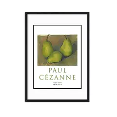 GENERICO - Cuadro Decorativo Three Pears Paul Cézanne 42x32 cm