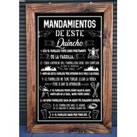 Los Mandamientos del quincho