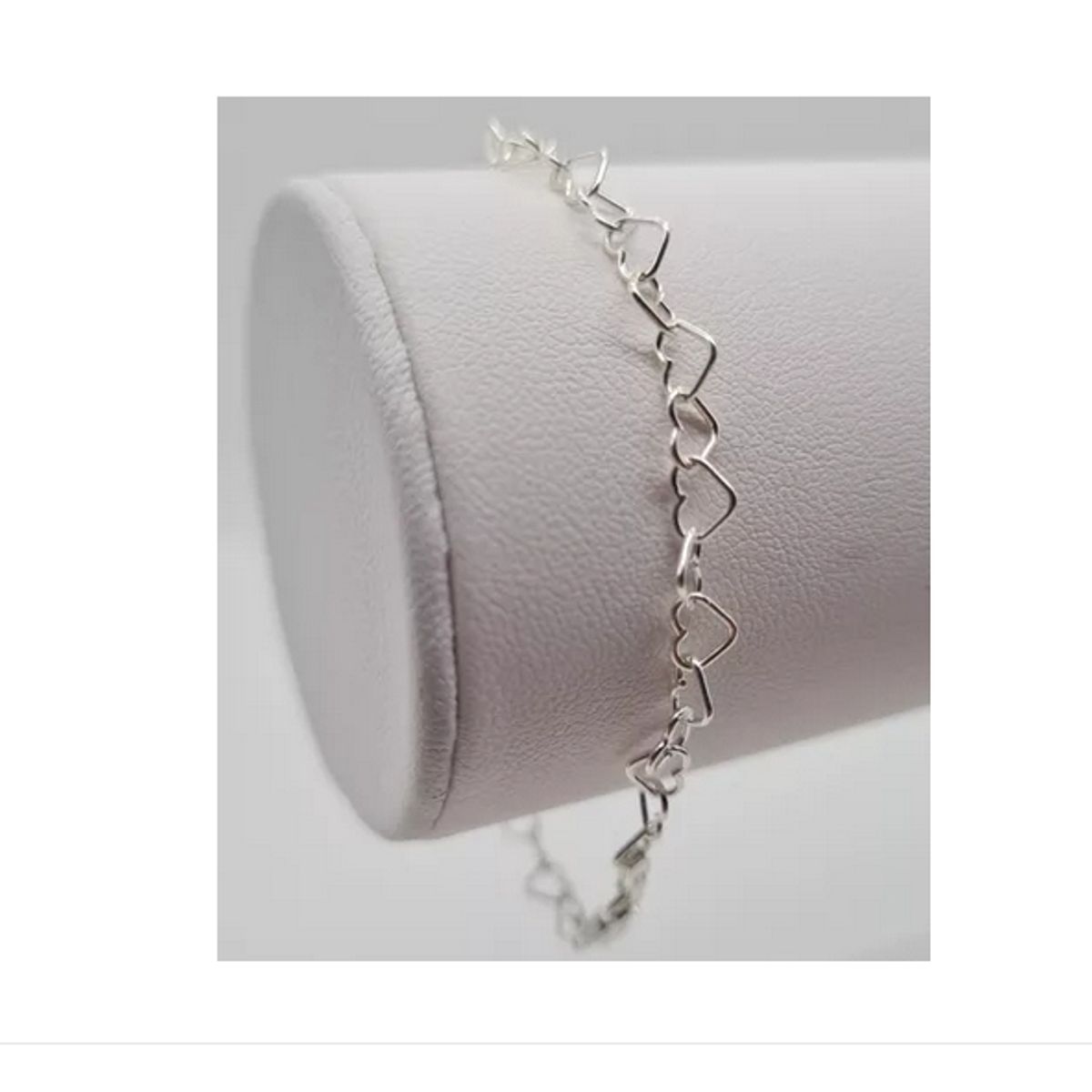 GENERICO - Pulsera Mujer Corazones Unidos Plata Italiana 925