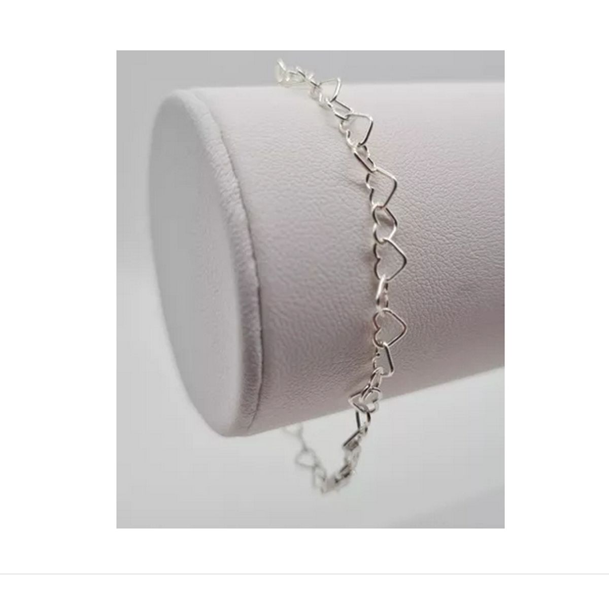 GENERICO - Pulsera Mujer Corazones Unidos Plata Italiana 925