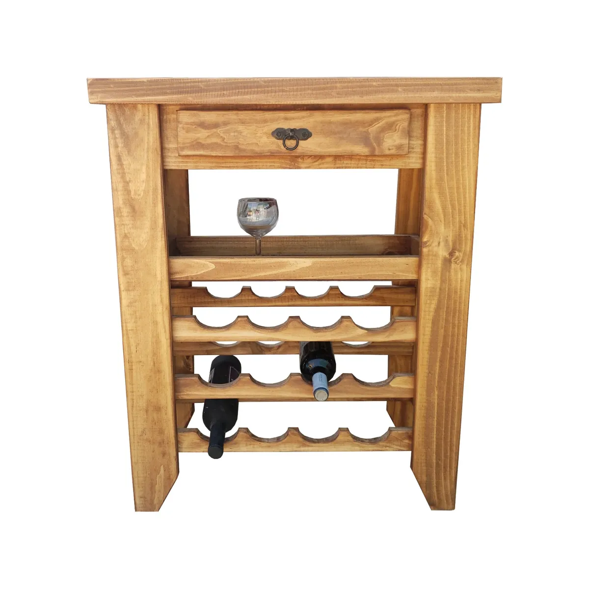 MARFELD MUEBLES - Mesa cava 12 botellas cafe