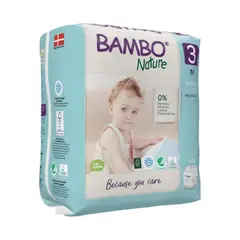 BAMBO NATURE - Pañales Ecologicos Talla M (28un) -