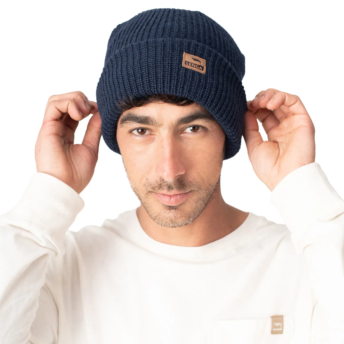 LENGA - Gorro Beanie Hombre Tela Sustentable Thinsulate 3m Ulmo Lenga