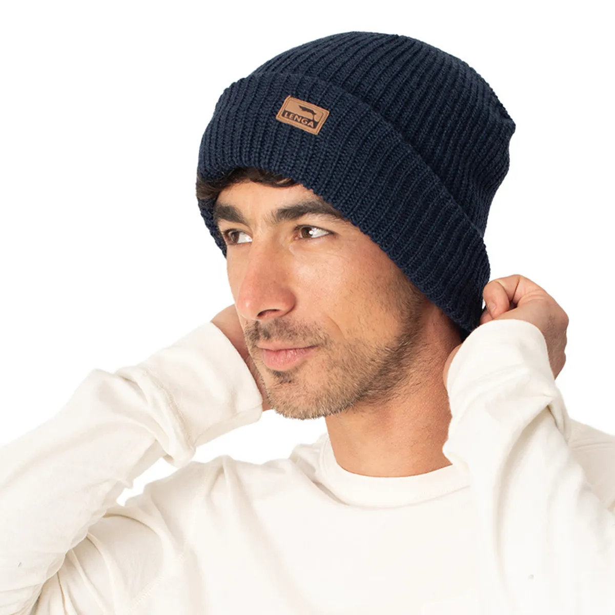 LENGA - Gorro Beanie Hombre Tela Sustentable Thinsulate 3m Ulmo Lenga