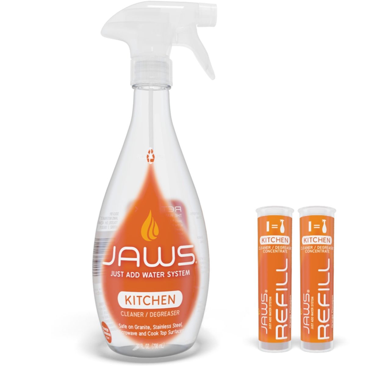 JAWS - Kit Inicial Limpiador y Antigrasa Cocina Jaws 2x739 ml JAWS