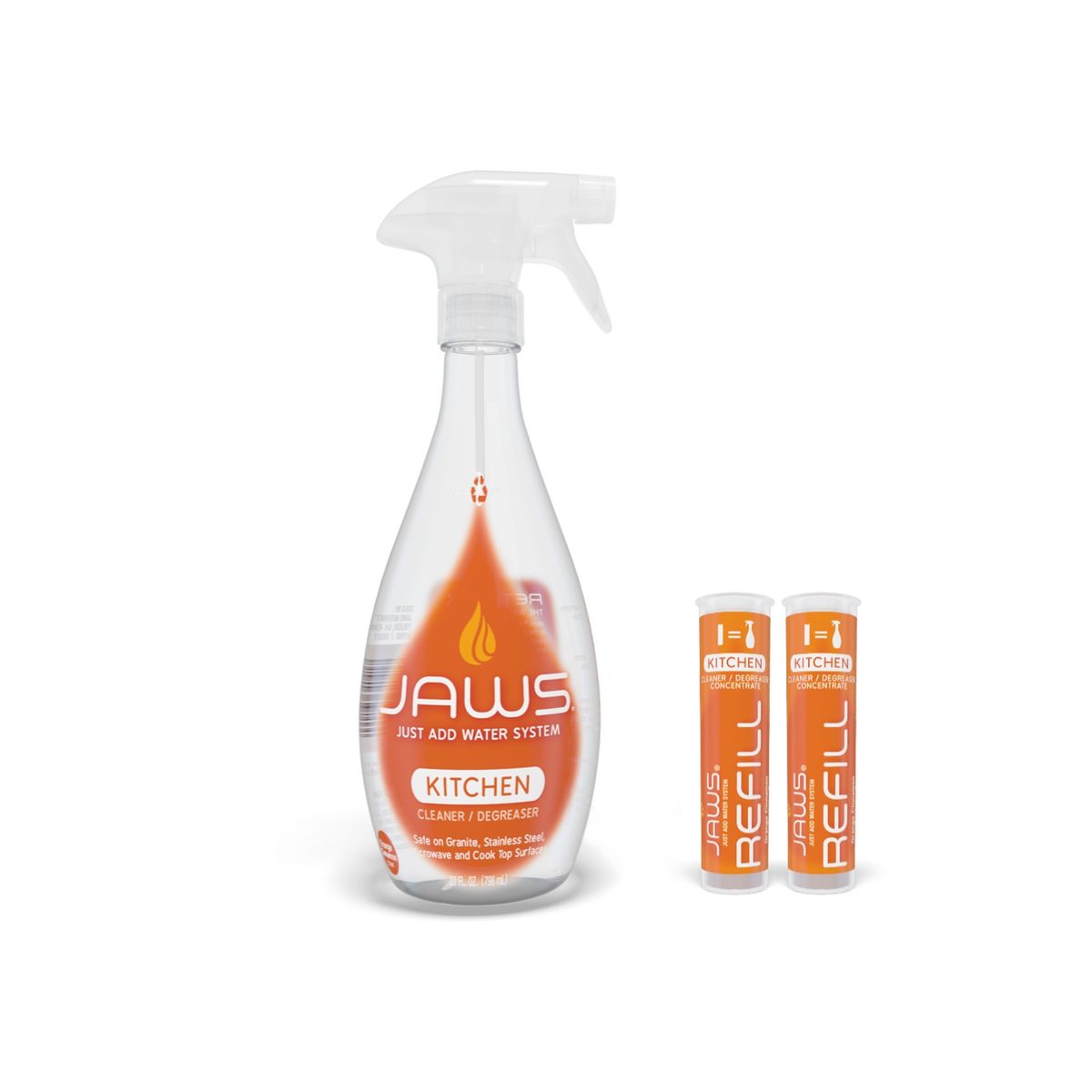 JAWS - Kit Inicial Limpiador y Antigrasa Cocina Jaws 2x739 ml JAWS