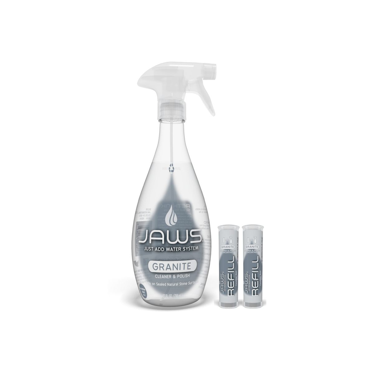 JAWS - Kit Inicial Limpiador y Polish Granito Jaws 2 X 739 ml JAWS