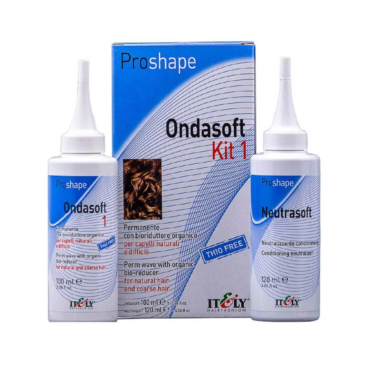 GENERICO - ITELY - Kit 1 Para Tratamiento Permanente en Cabello Natural Ondasoft