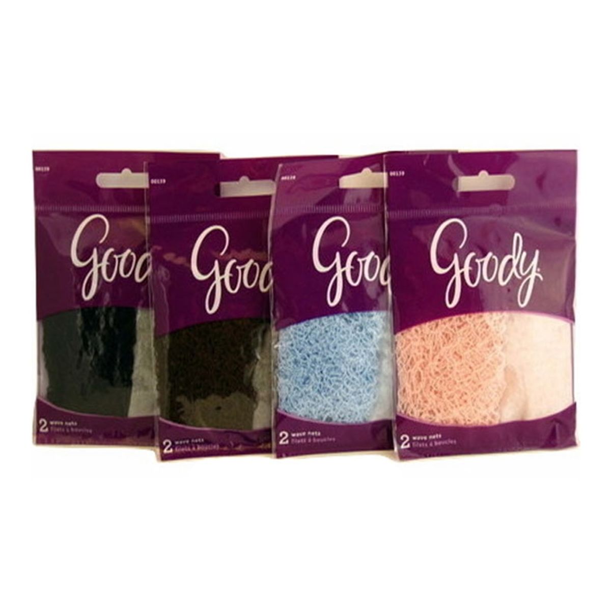 GOODY - Pack De Malla De Pelo- redecilla Goody Colores Variados 2 * pack