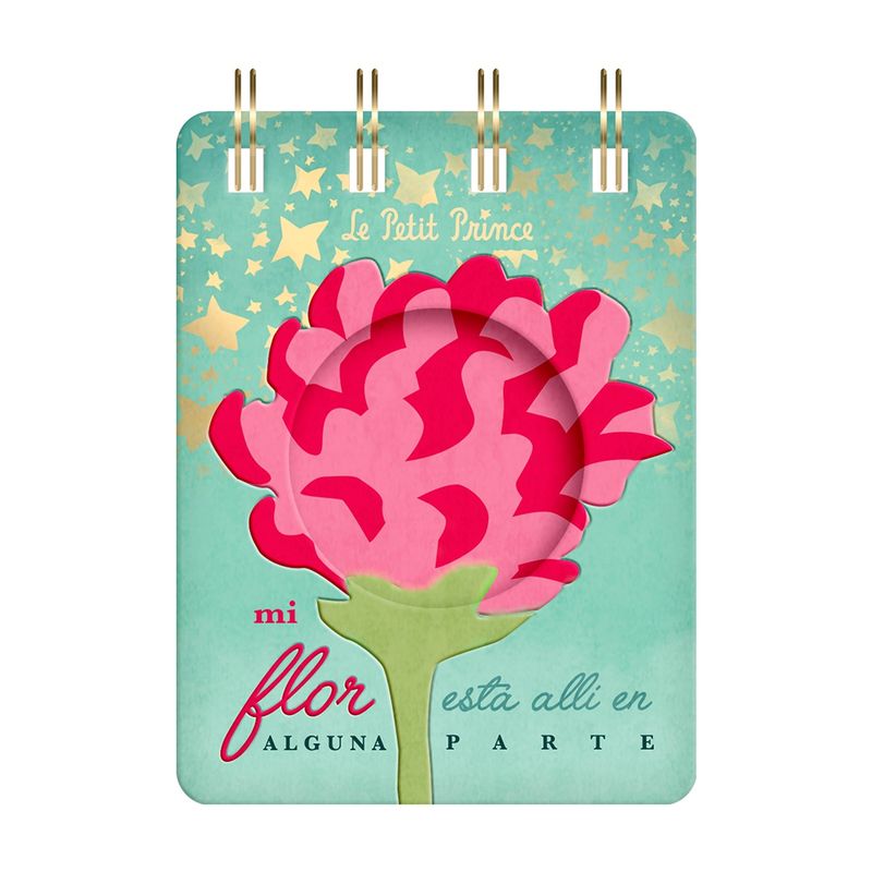 GENERICO - Mini Block con espiral La Flor del Principito