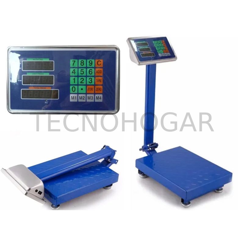 GENERICO - Balanza Pesa Digital 300kg Material Acero Diamantado