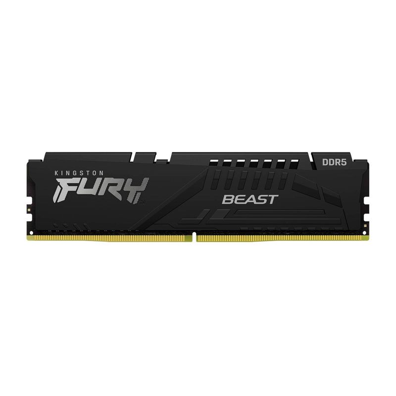 KINGSTON - Memoria Ram DDR5 16GB 5200MHz Kingston Fury Beast Black DIMM CL40