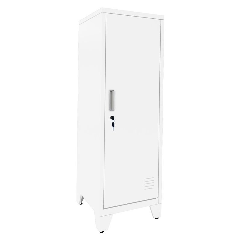 MOBITAT - Locker bajo con repisas color Blanco Mobitat