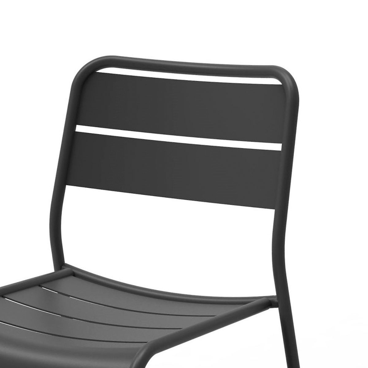 SUR DISEÑO - Silla Exterior Ginebra Gris Carbón