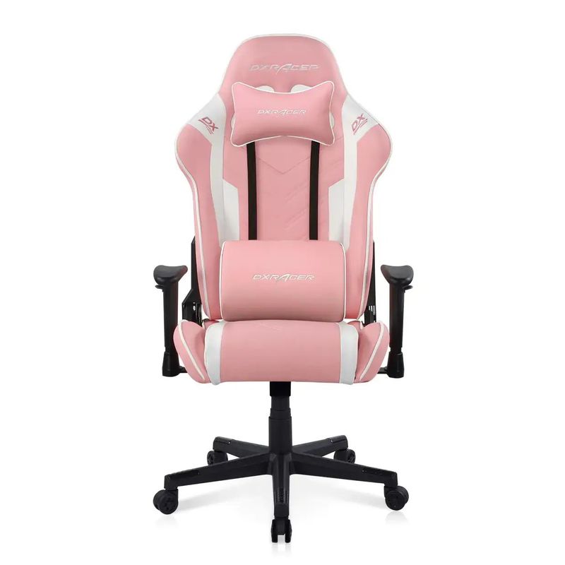 DXRACER - Silla Gamer Profesional DXRacer Prince Series P132 RosaBlanco