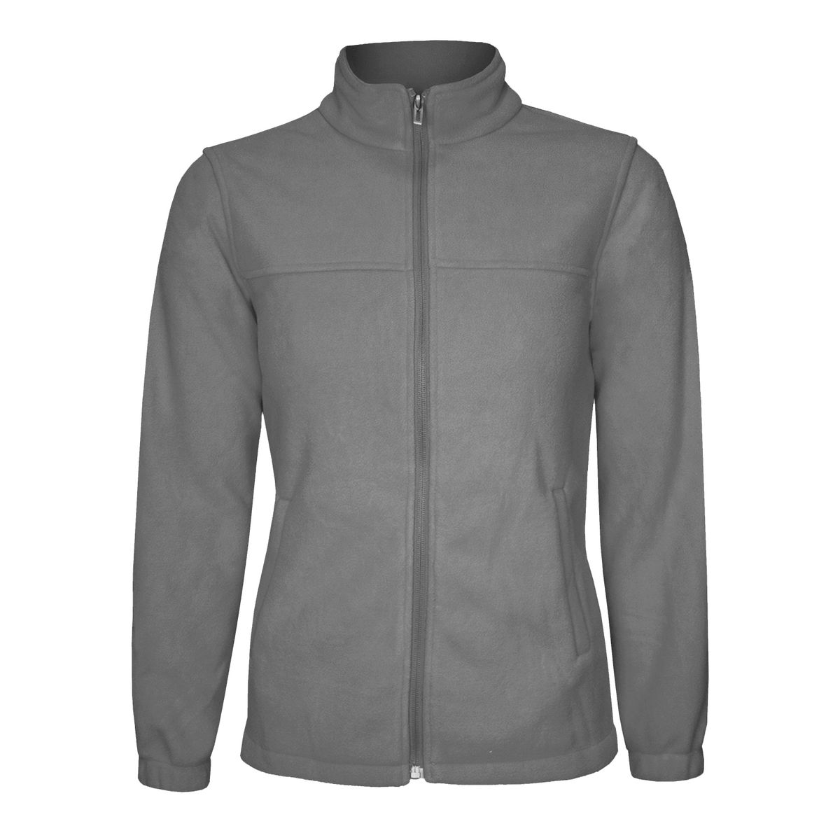 ANDESLAND OUTDOOR APPAREL - Chaqueta Polar Liso Chilla Gris Mujer