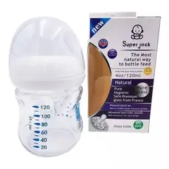 OEM - BIBEROON MAMADERA DE VIDRIO TETERO DE 120 ML