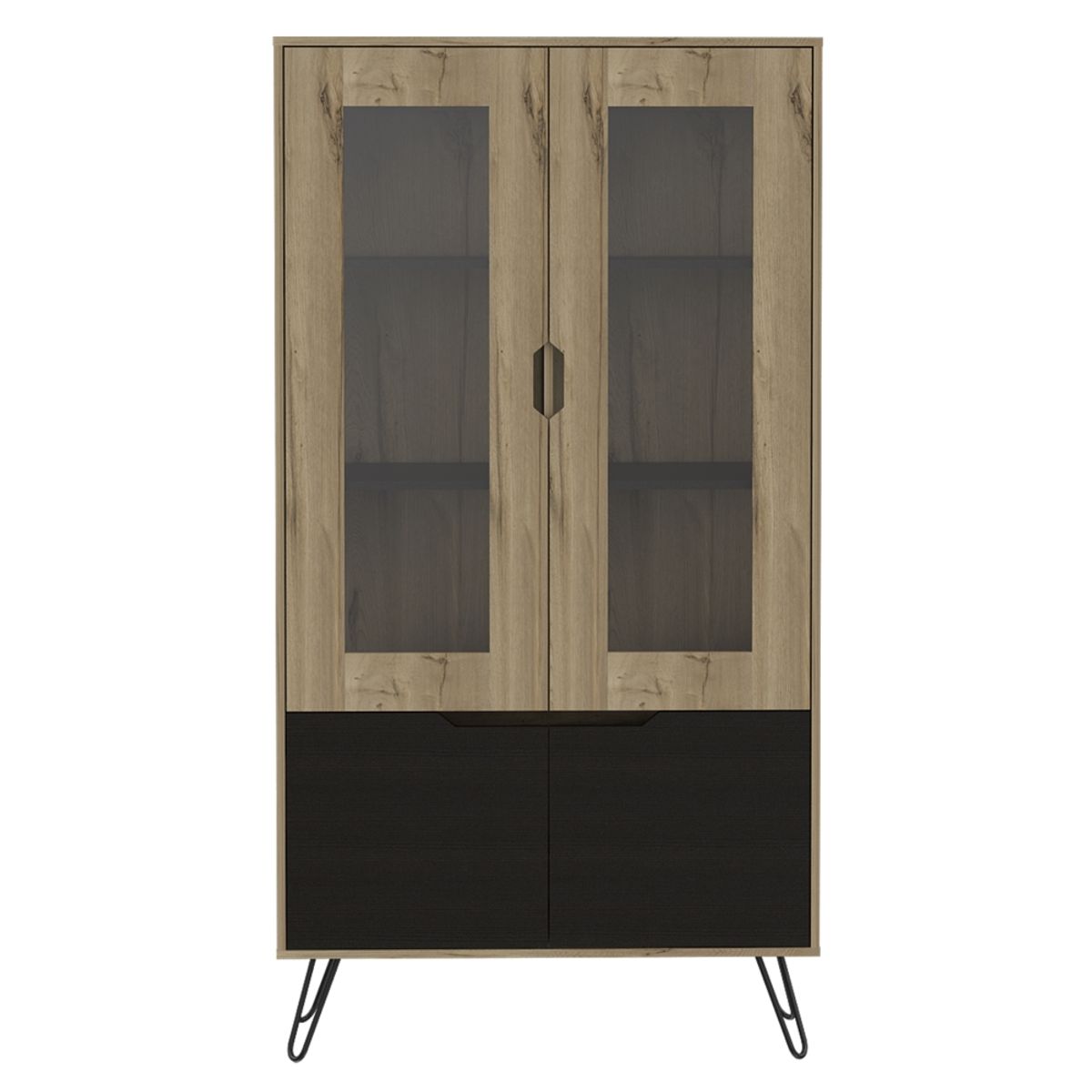 FMFURNITURE - Vitrina Audra - Duna Wengue