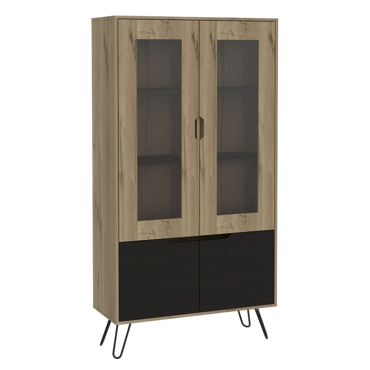 FMFURNITURE - Vitrina Audra - Duna Wengue