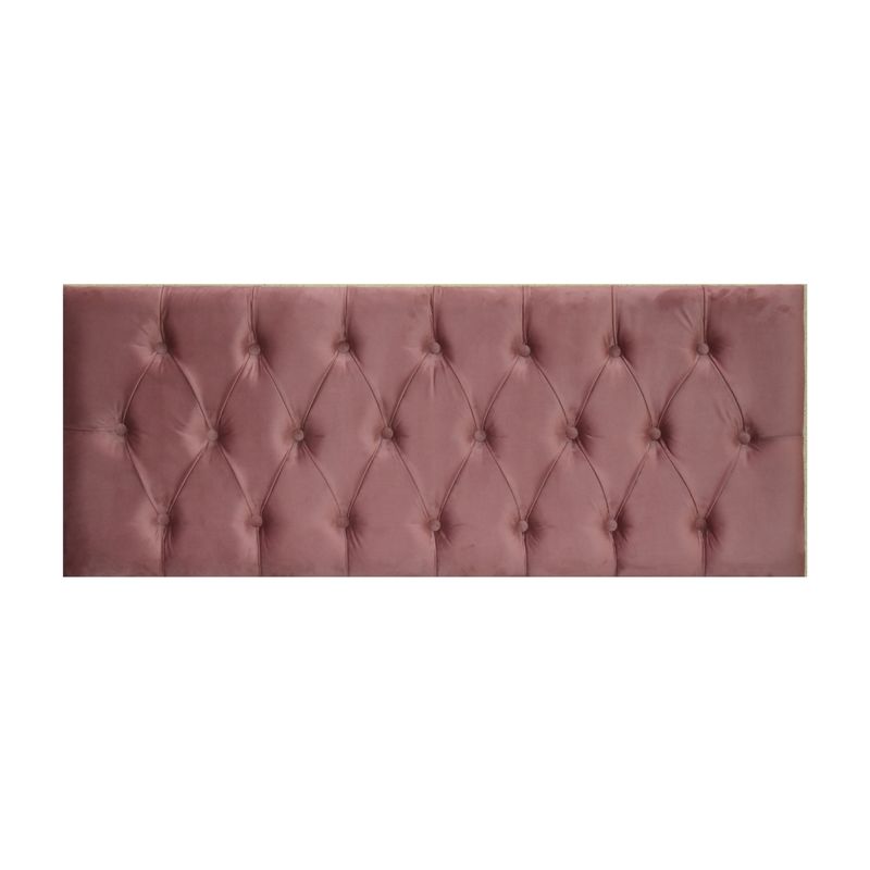 DULCES SUEÑOS - Respaldo Capitone para Cama Palo Rosa Apto para 1 plaza y 1.5 plaza.