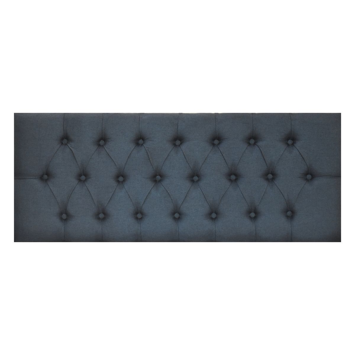 DULCES SUEÑOS - Respaldo Capitone para Camas de 2 Plazas Azul Lino