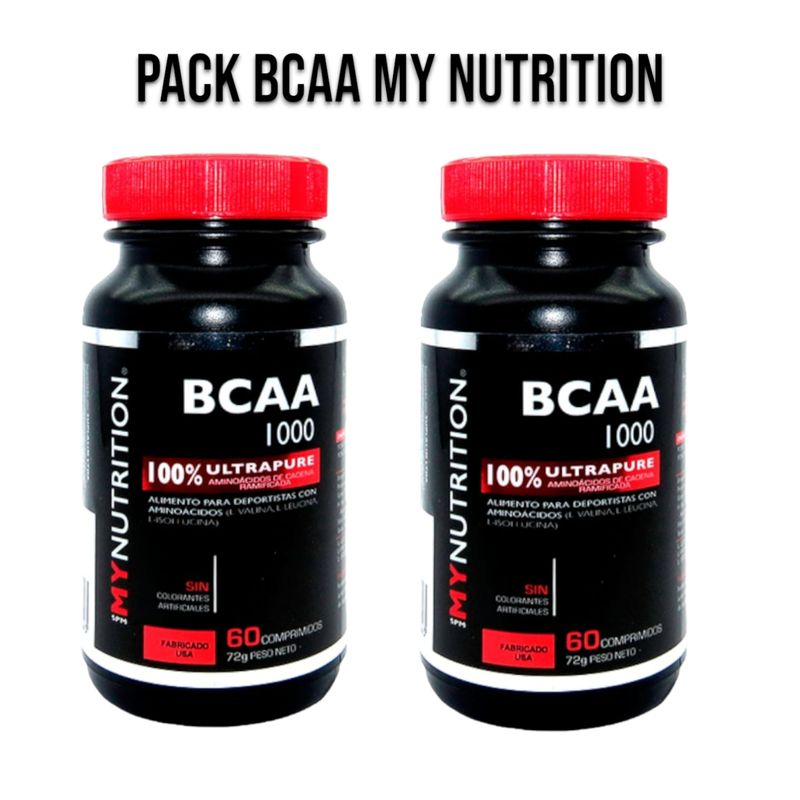 MYNUTRITION - PACK BCAA 1000 MY NUTRITION 120 COMPRIMIDOS