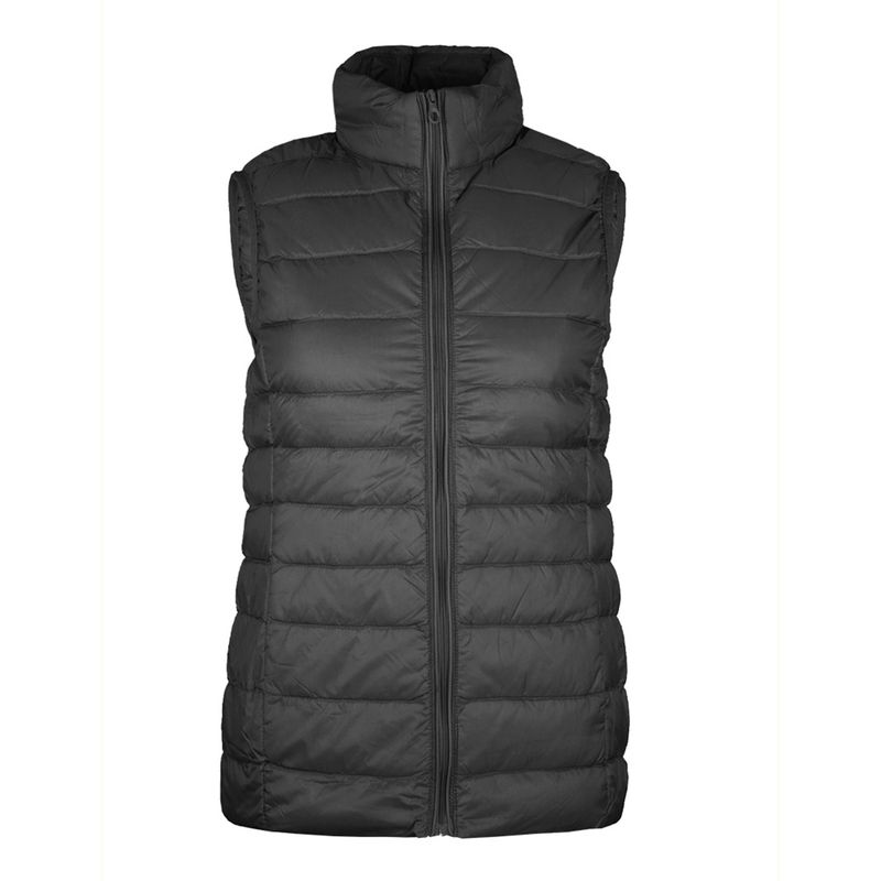 ANDESLAND OUTDOOR APPAREL - Parka Pluma Ristop Sin Mangas Cross Violeta Mujer.-