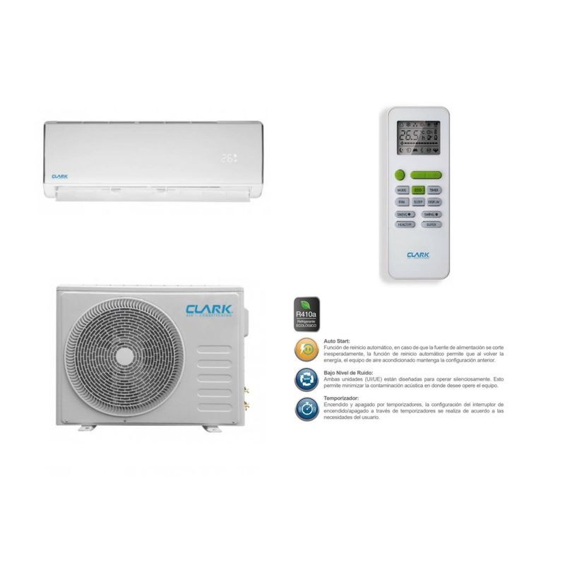 CLARK - Aire Acondicionado Split