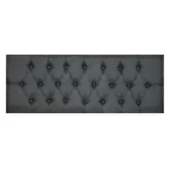 DULCES SUEÑOS - Respaldo Capitone para Camas de 2 Plazas Gris Grafito Lino