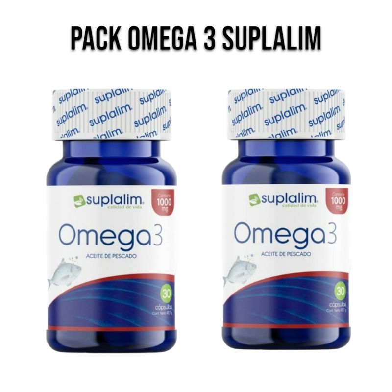 SUPLALIM - PACK OMEGA 3 SUPLALIM 60 CÁPSULAS EN TOTAL