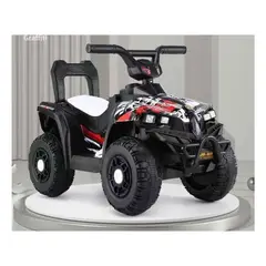 GENERICO - Moto eléctrica  a bateria cuatro ruedas para niños Blanca