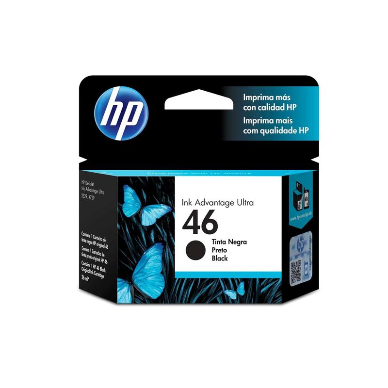 HP - Cartucho de Tinta HP46 CZ637AL 1500 páginas Negro HP