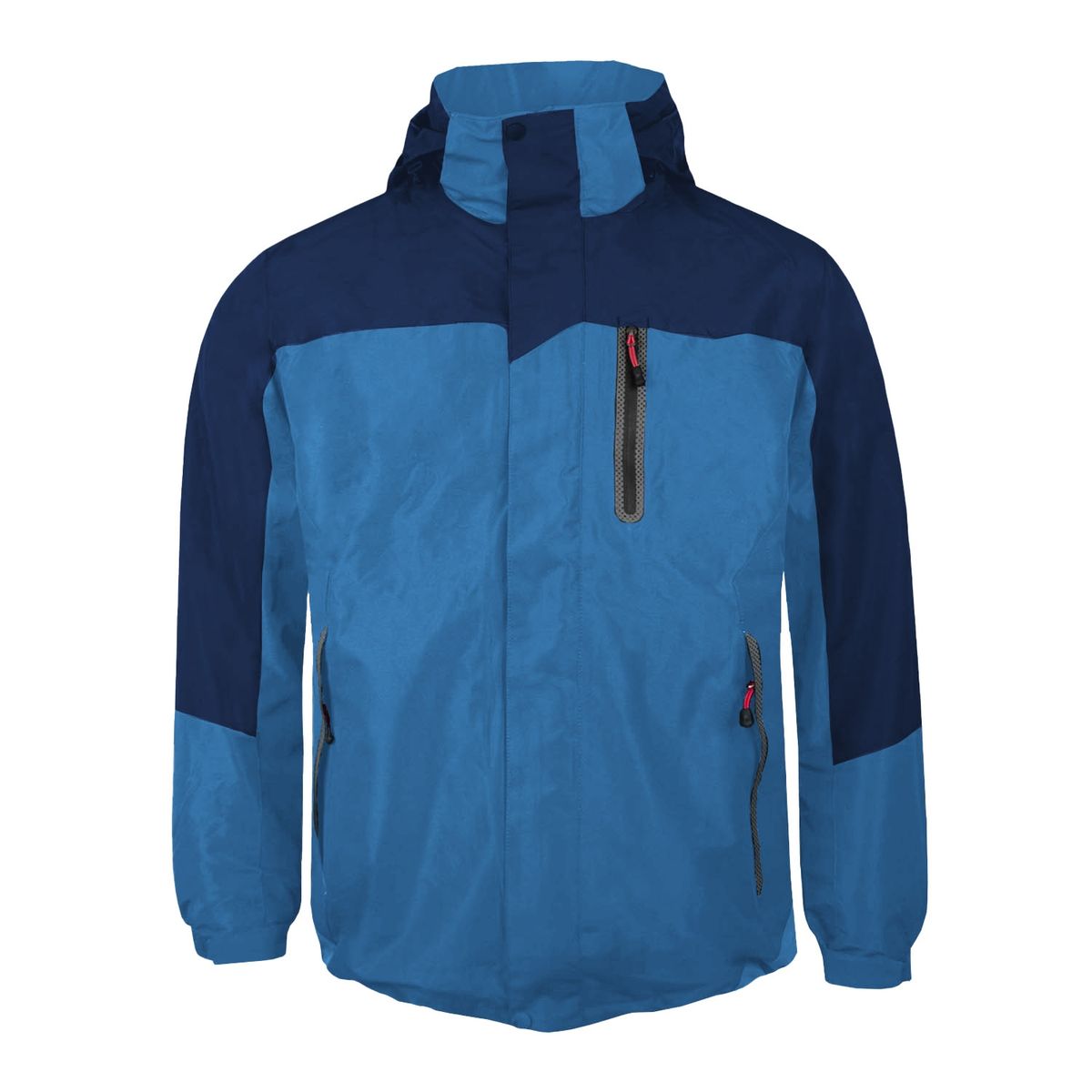 ANDESLAND OUTDOOR APPAREL - Chaqueta 3 en 1 Desmontable Bicolor Bengala Azul Hombre