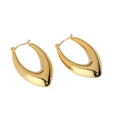 GENERICO - Aros Giuliana Baño de Oro 18k