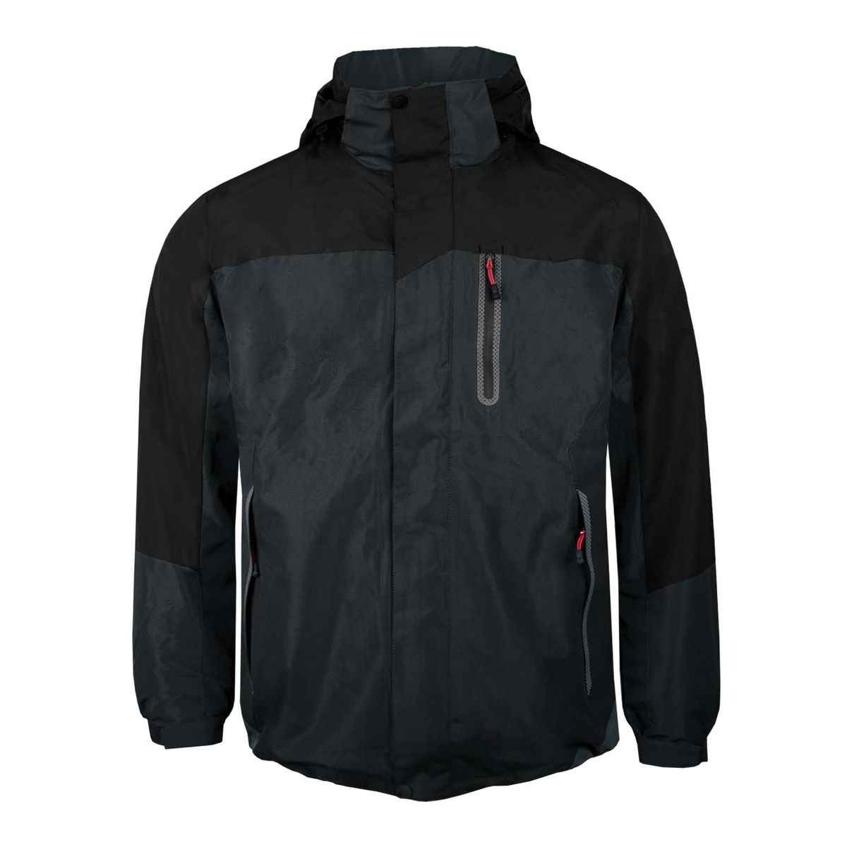 ANDESLAND OUTDOOR APPAREL - Chaqueta 3 en 1 Desmontable Bicolor Bengala Grafito Hombre