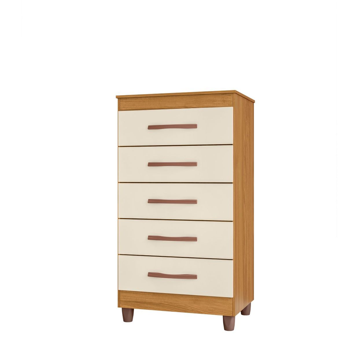 TAHUARI - Comoda Esmeralda carvalho grife off white