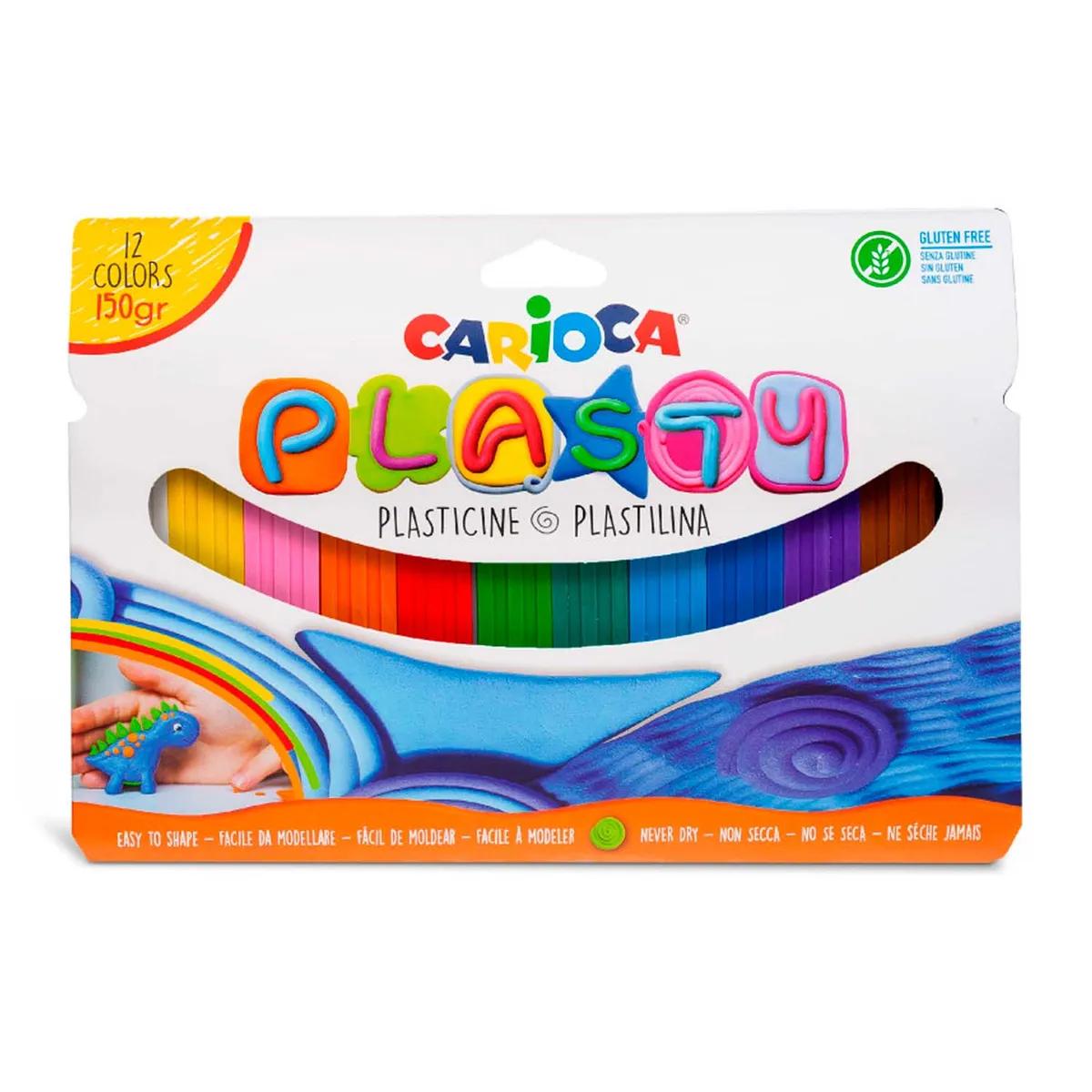 CARIOCA - Plasticina Carioca 12 Colores 150gr