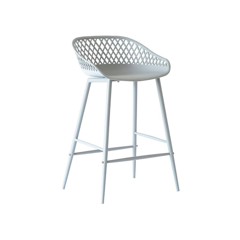 SUR DISEÑO - Silla Bar Planning Mediana Gris Claro