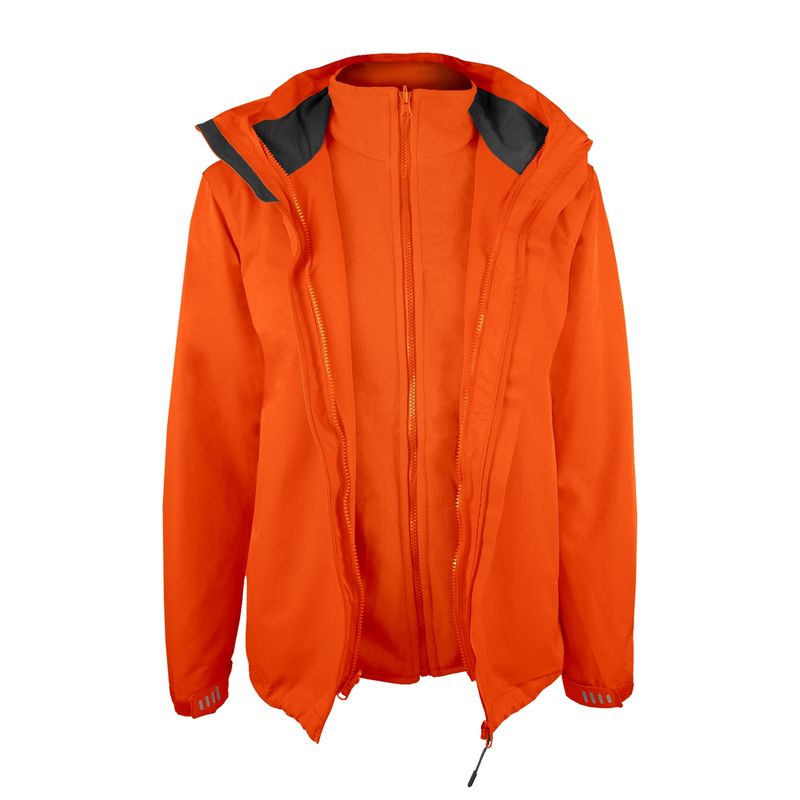 ANDESLAND OUTDOOR APPAREL - Chaqueta 3 en 1 Desmontable Bengala Clasic Rojo Mujer