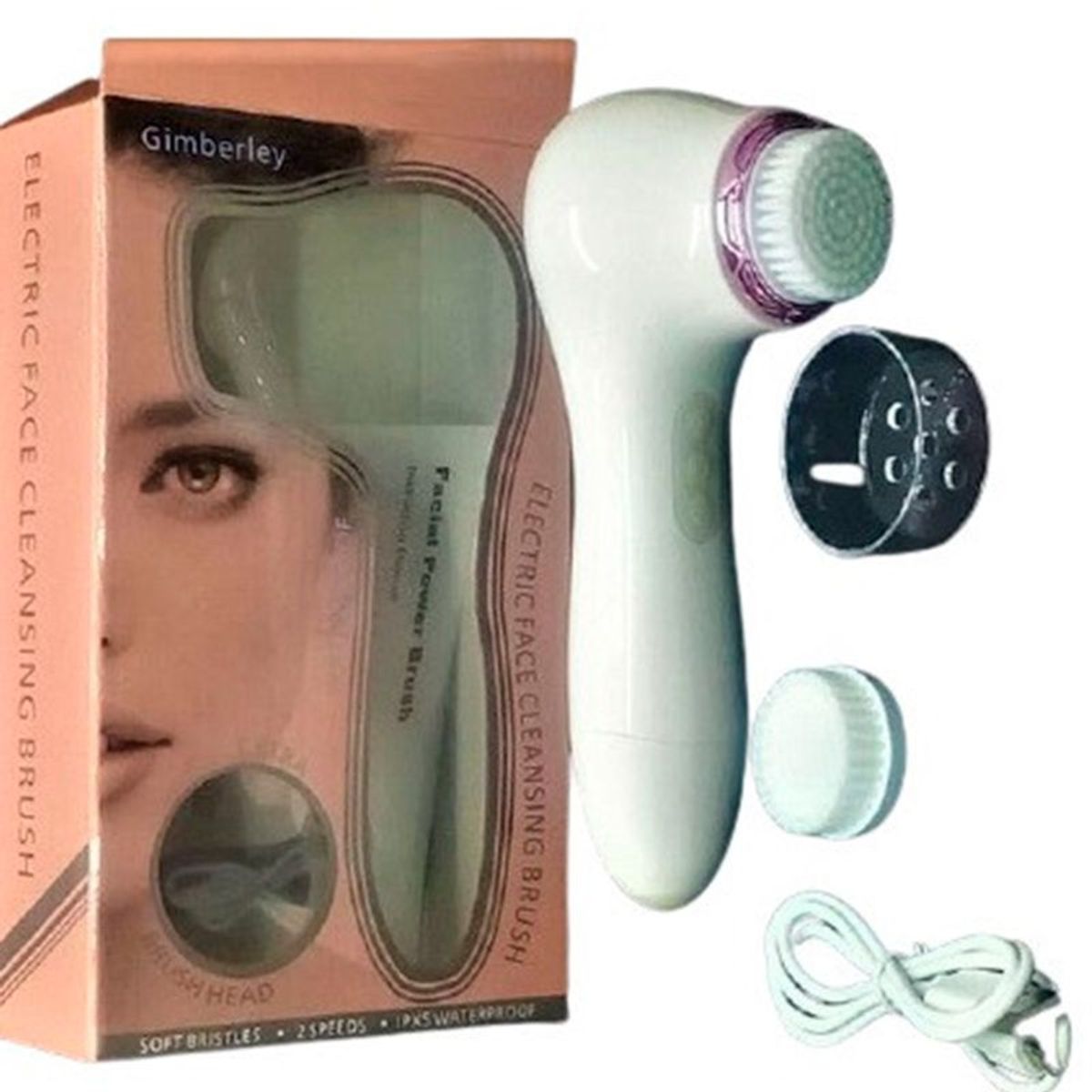 GENERICO - Limpiador Facial Exfoliante Recargable Inalambrico