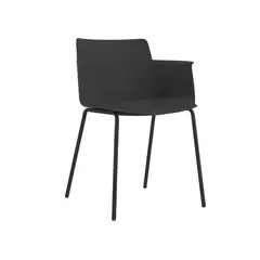 SUR DISEÑO - Silla Count con Brazos Negra