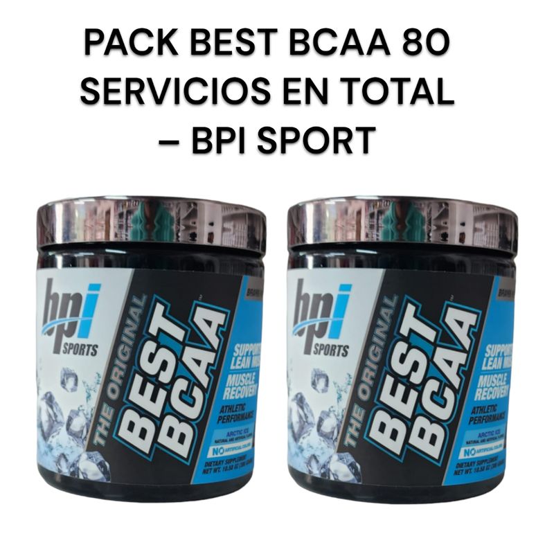 BPI SPORT - PACK BEST BCAA 80 SERVICIOS – BPI SPORT ARCTIC ICE
