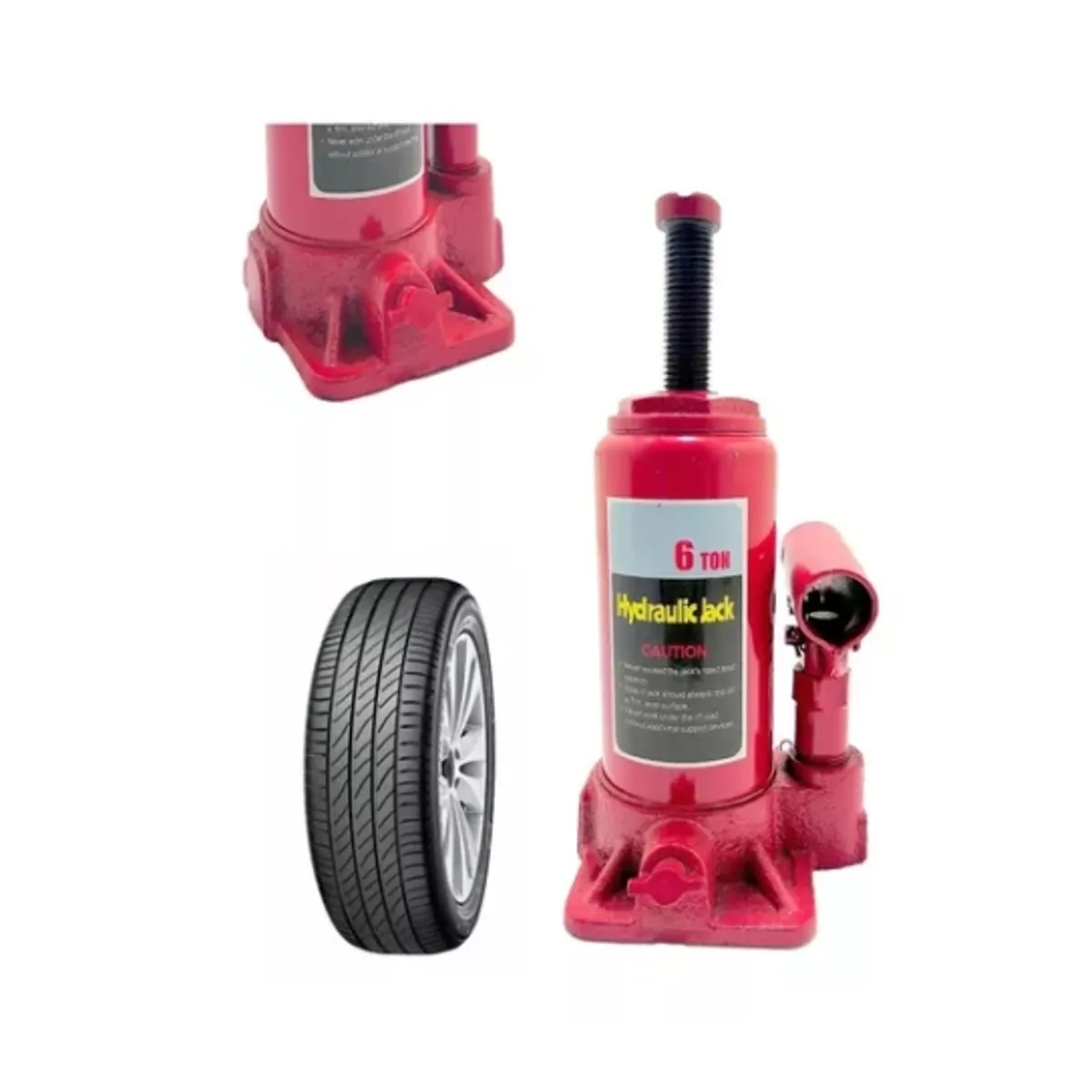 OFERTABKN - Gata Hidráulica 6 Toneladas Levanta Auto Gato De Botella