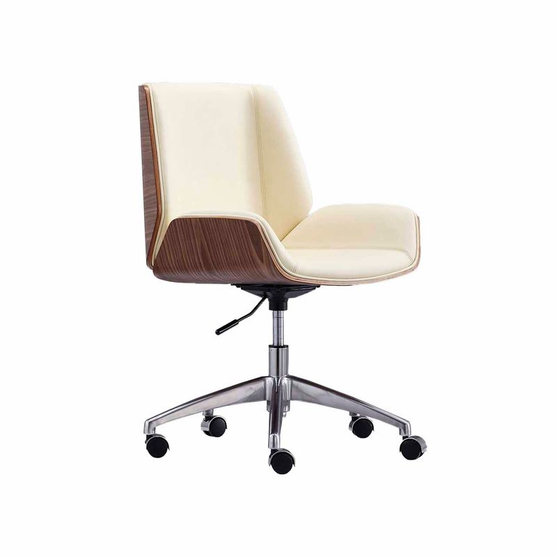SUR DISEÑO - Silla de Oficina Majes Bajo Beige Nogal